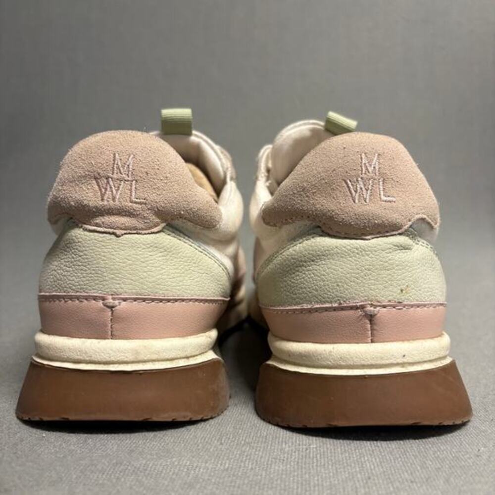 Madewell Kickoff Trainer Sneakers‎ in Neutral Colorblock Leather Women's - Picture 4 of 14